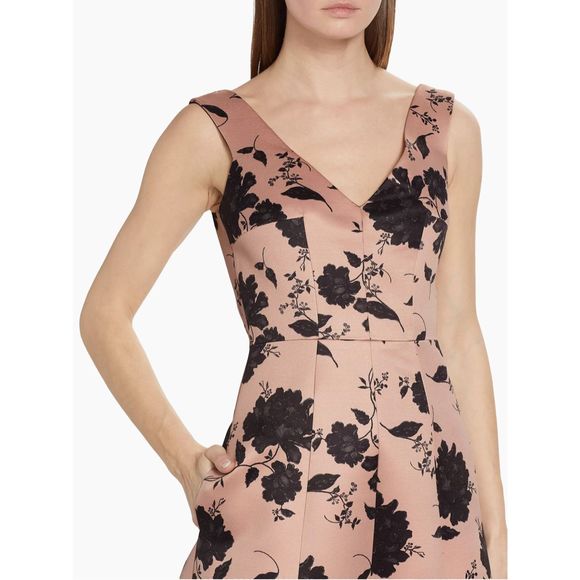 Emilia Wickstead Petrova Floral V-Neck Midi-Dress US 8 $1920 - Picture 4 of 13